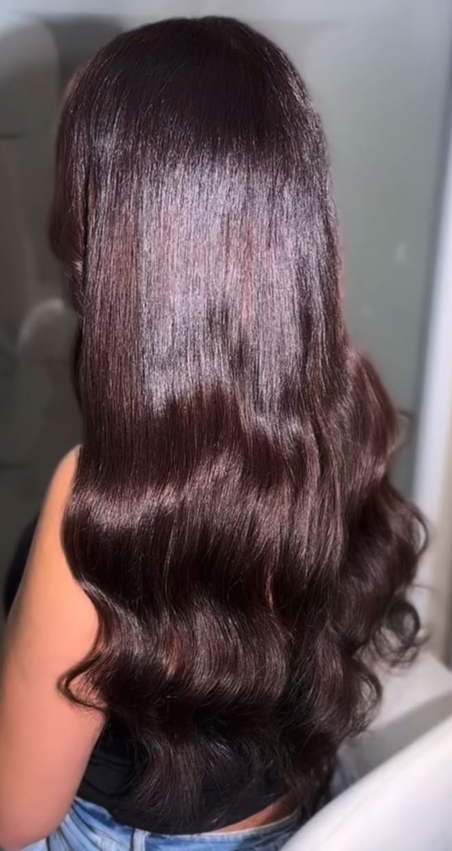 Prirodne ekstenzije za kosu - pre i posle